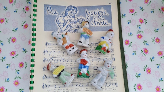 Vintage Grouping of Six (6) Made in Japan Boy Musician/boy