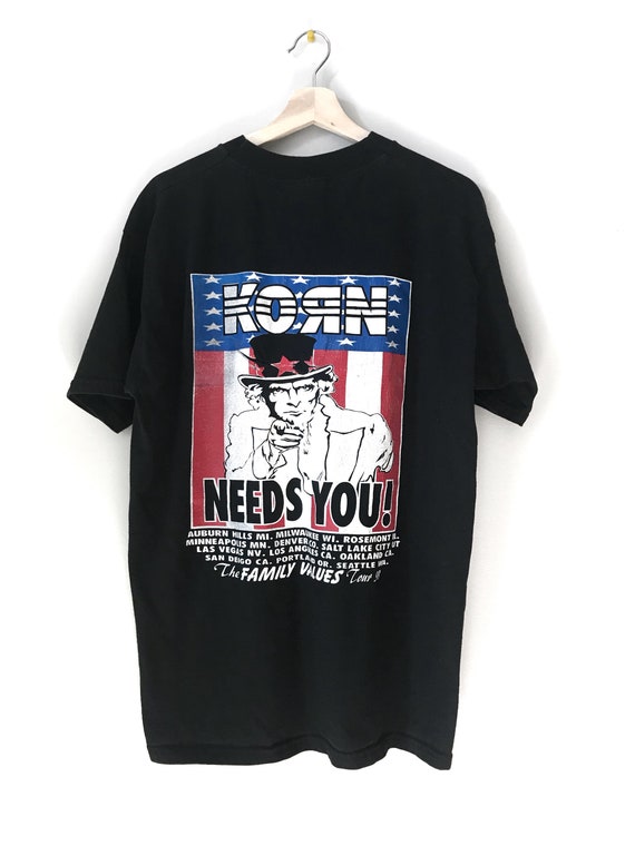 RARE Vintage KORN "KoRn Kampaign '98" T-Shirt (19… - image 3