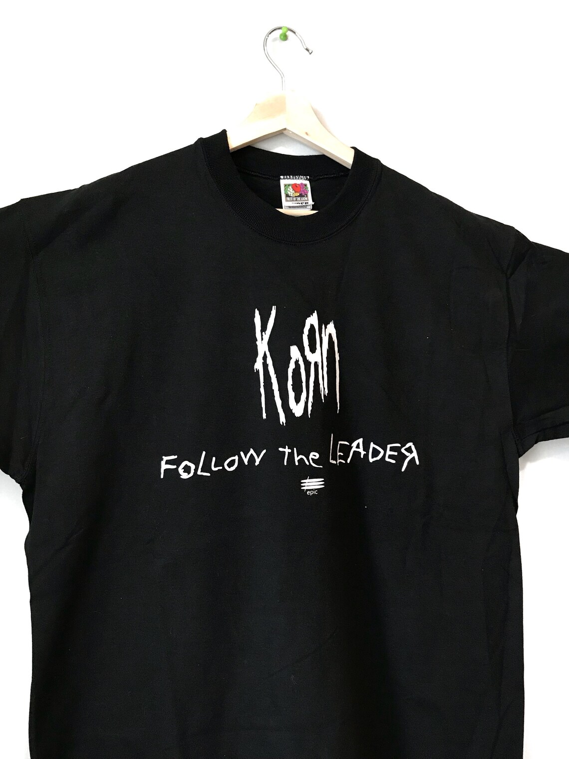 Vintage NOS KORN follow the Leader Promo T-shirt - Etsy