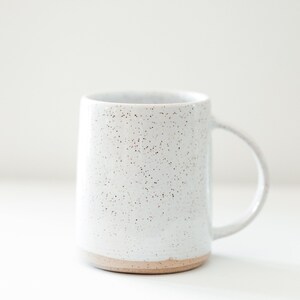 Large Ceramic Mug: White | 16 ounces
