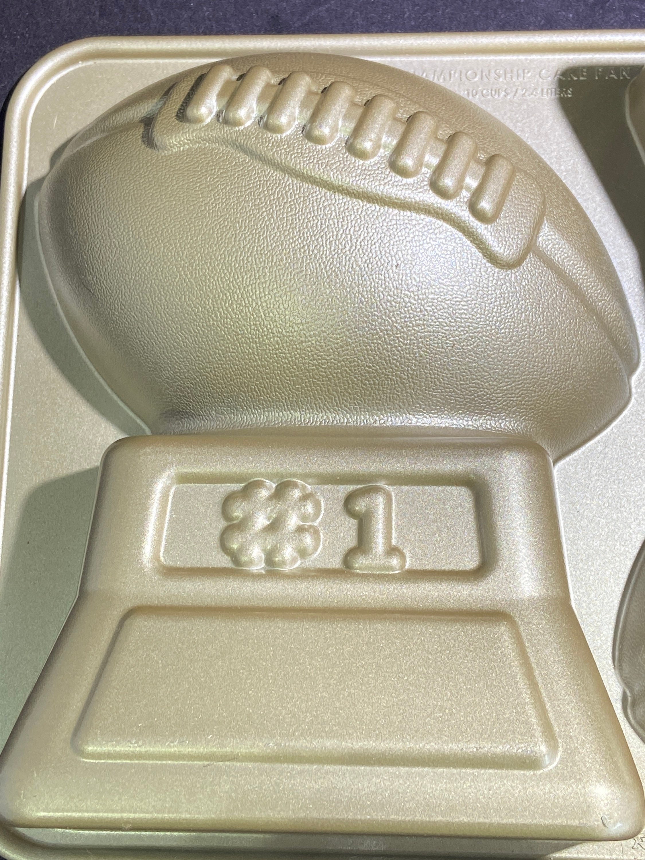 Football Championship Cake Pan Nordic Ware Cake Pan Williams Etsy
