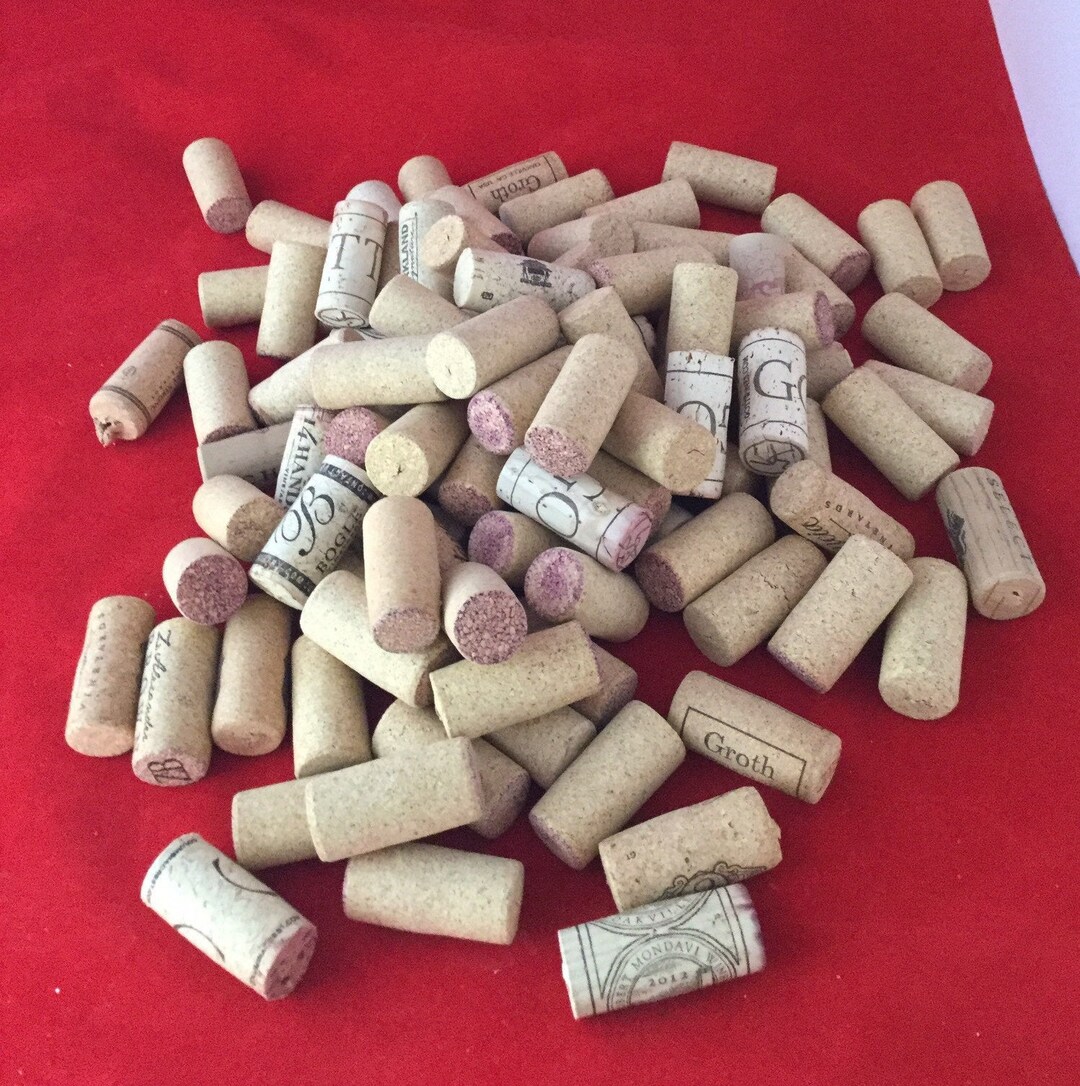 Used Wine Corks Natural Wine Corks 100 Assorted Red and Etsy