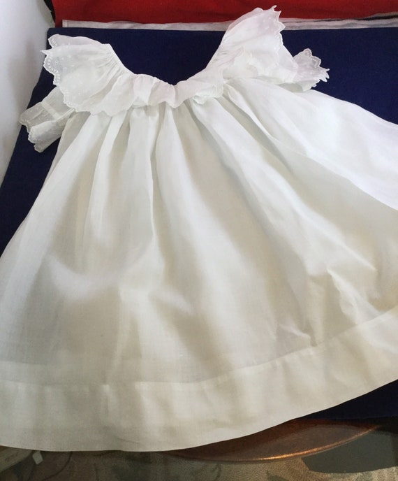 Vintage Christening Dress, Handmade Baptism Dress… - image 2