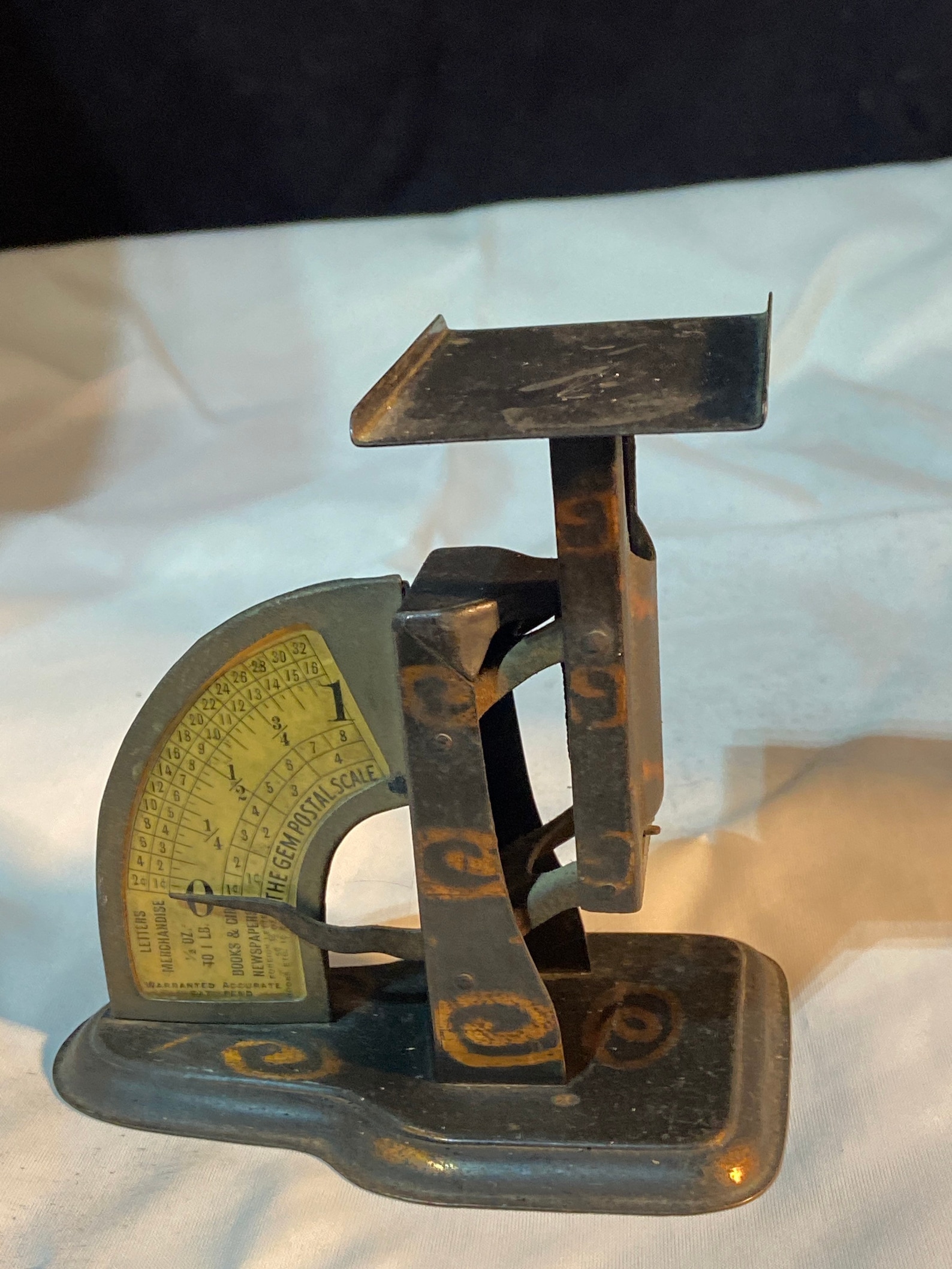 Antique Postal Scale Gem Postal Scale Metal Postal Scale Etsy