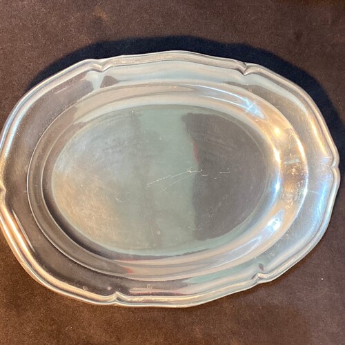 Vintage Pewter Tray, Wilton  Bread Tray, Mount Joy, PA, RWP Pewter, Medium Size