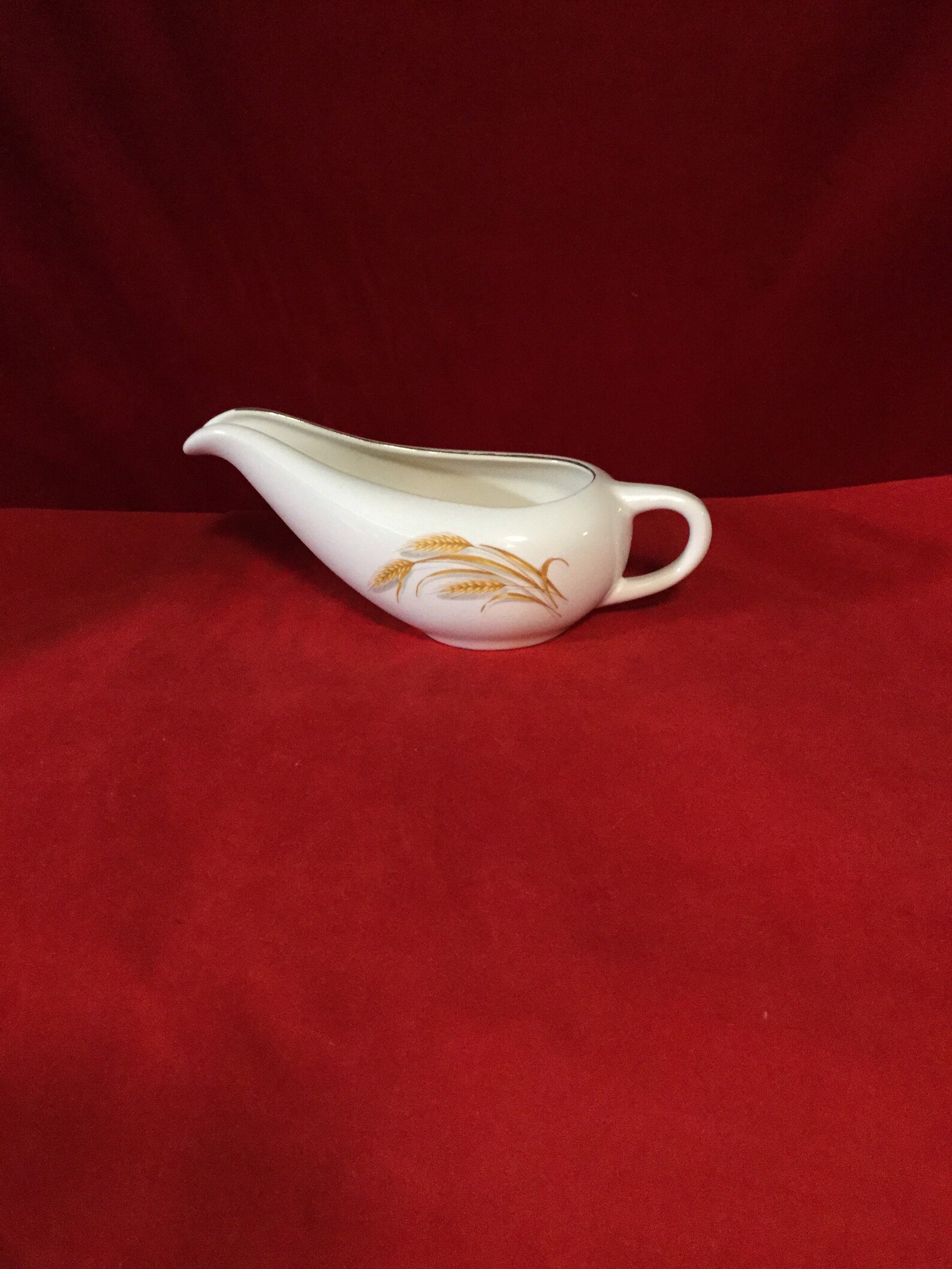 Vintage Golden Wheat Gravy Bowl Golden Wheat Ceramic 50s Duz Etsy