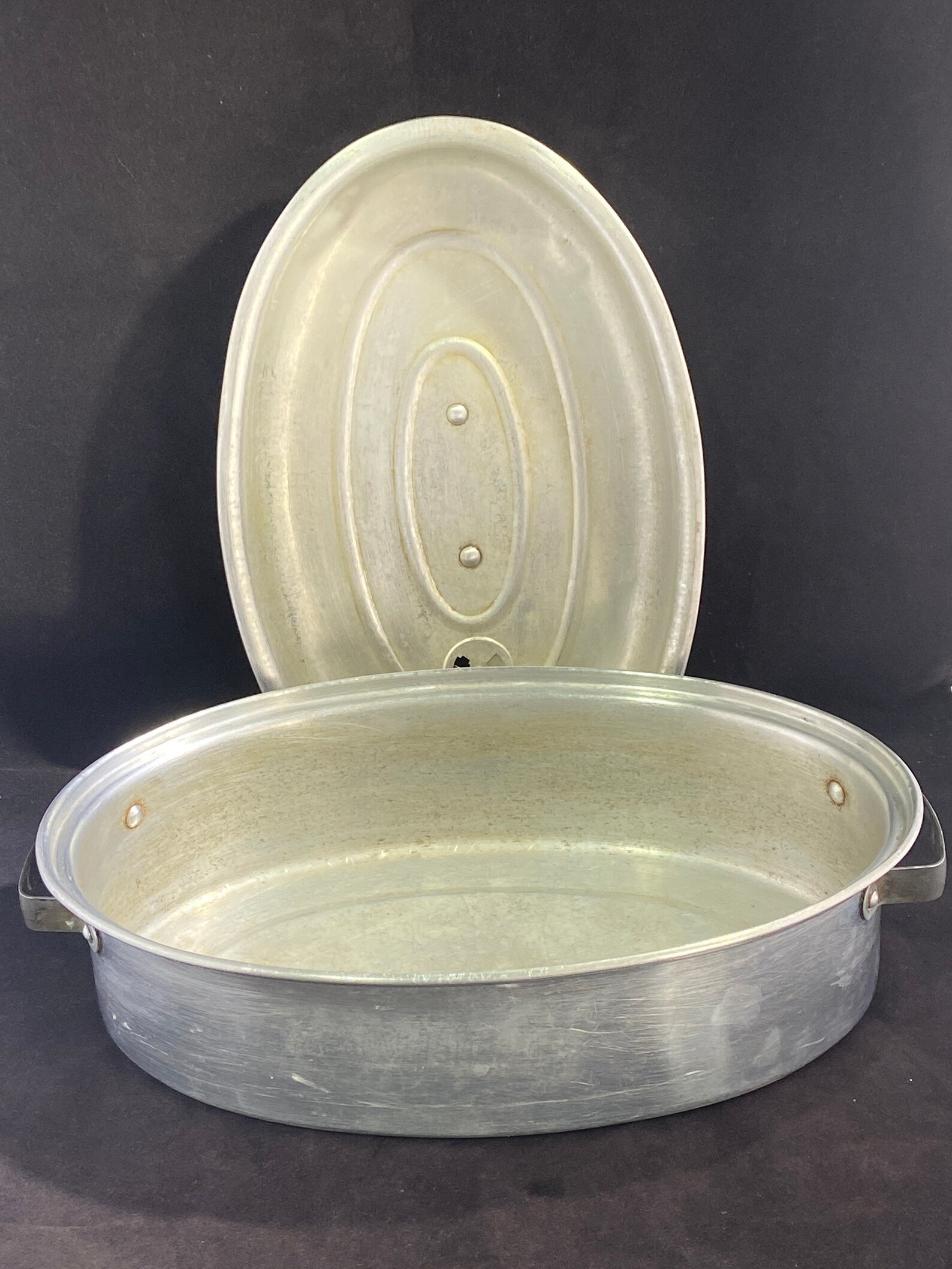 Vintage Aluminum Roaster Comet Aluminum 1950s Cooker Etsy