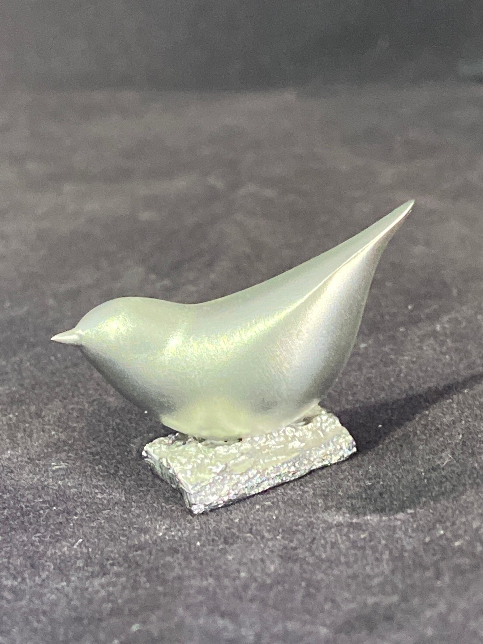 Vintage Amos Pewter Bird Figurines Etsy
