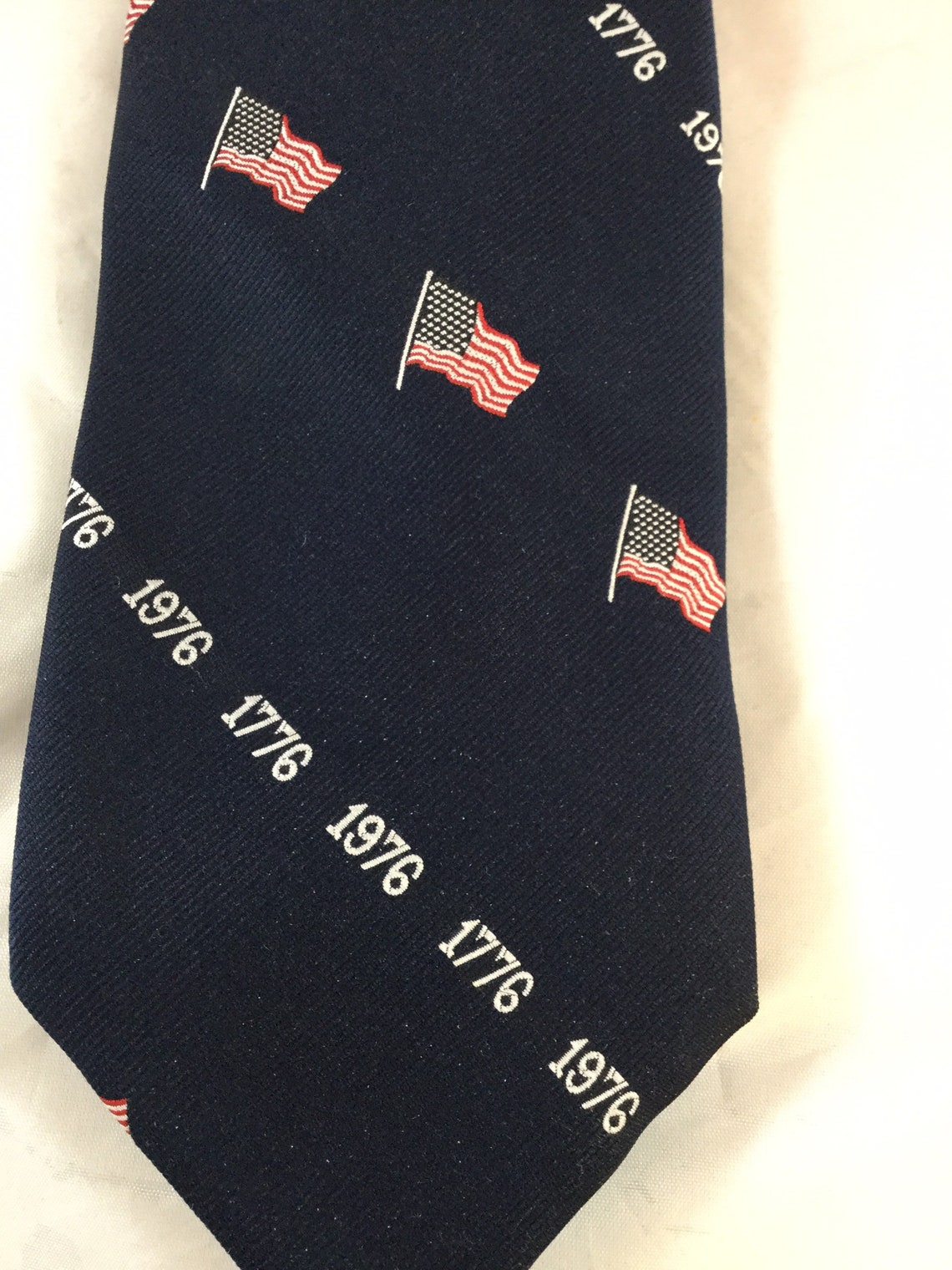 Vintage Bicentennial Tie 1976 Flag Tie Patriotic Tie | Etsy