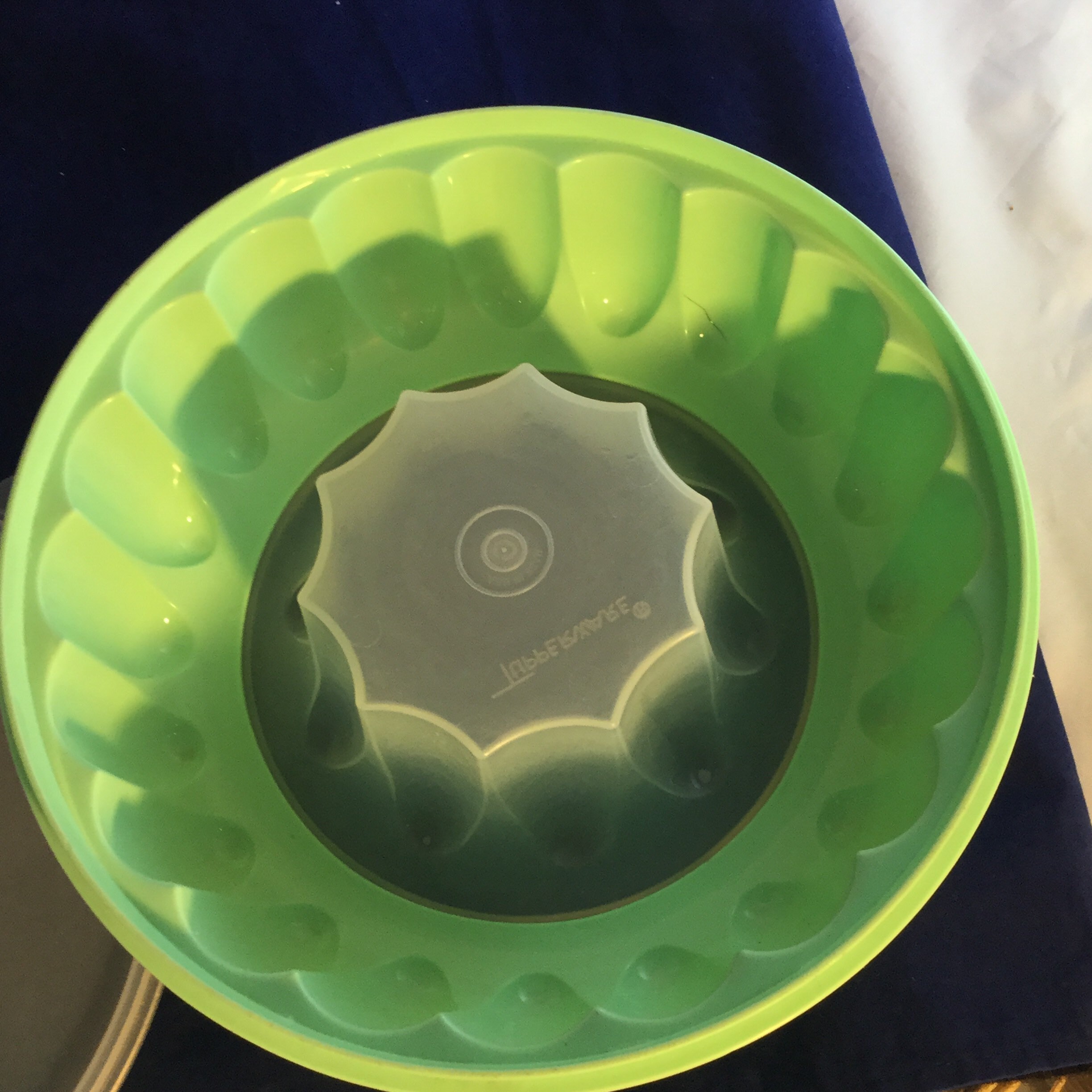 Vintage Tupperware Jello Mold 9 1/2 x 3 1/4 Tupperware Etsy