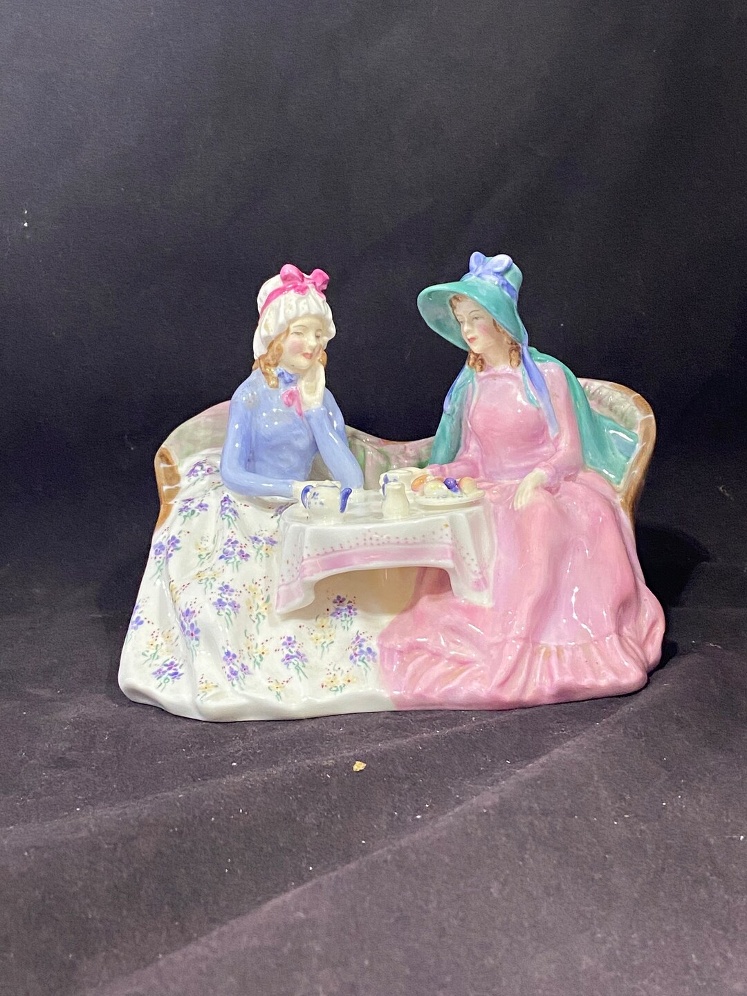 Royal Dalton Figurine, afternoon Tea, Collectible Figurine, CORP 1934