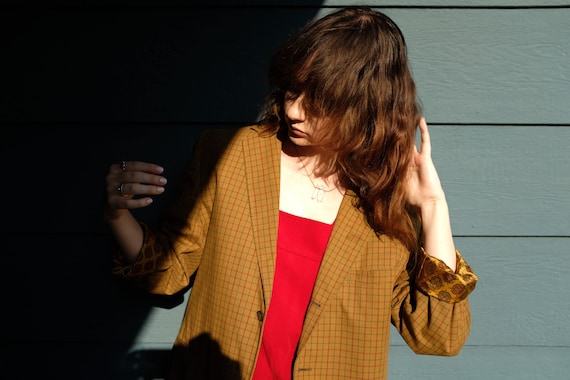 1970s Men’s Plaid Blazer