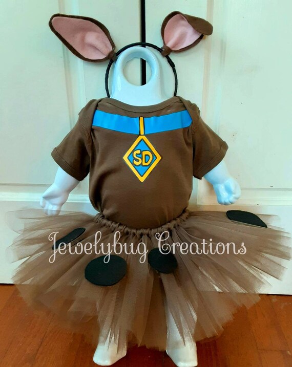 Scooby Doo Inspired Costume. Scooby Doo Inspired Tutu Costume. Scooby Doo Inspired Halloween Costume. Etsy