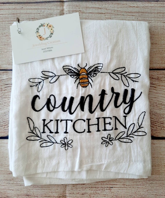 Bee, Flour Sack Towel, Decorative Towel, Bumble Bee, Kitchen