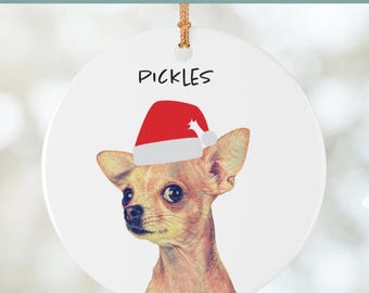 Ornamento personalizzato per animali domestici - Regalo di Natale personalizzato per mamma e papà di cani per il 2024