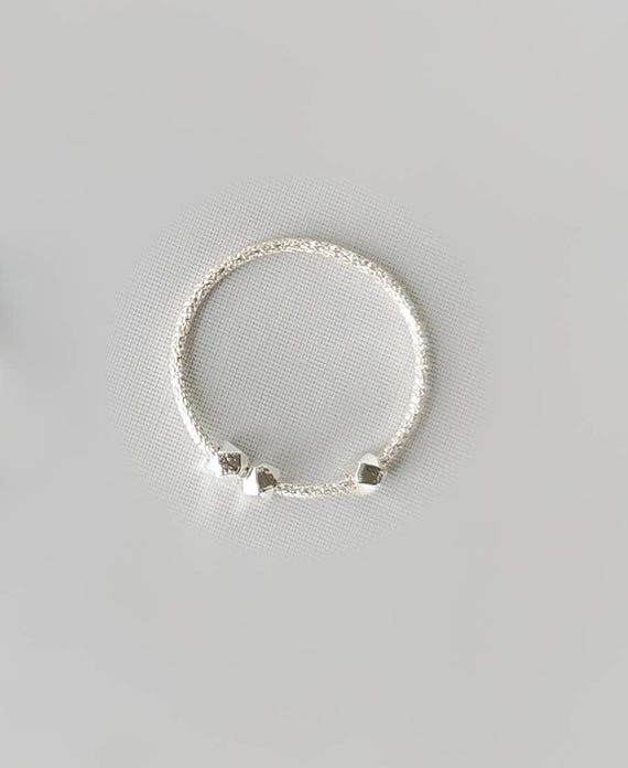 Fidget ring for anxiety, worry ring sterling silver, adhd jewelry, stress relief, dainty stacking ring, anti anxiety, mental health gift