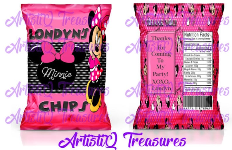 Custom Chip Bags - Etsy