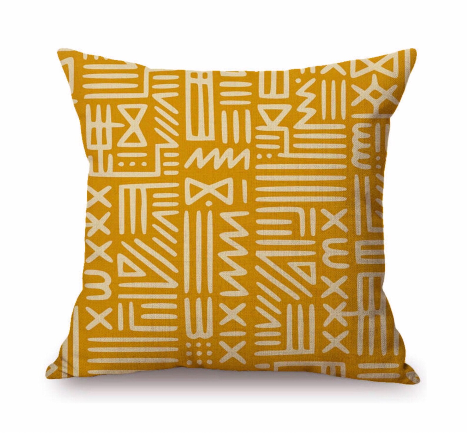 African Tribal Culture Pillow Cover 18x18 Black Art Pillow Etsy