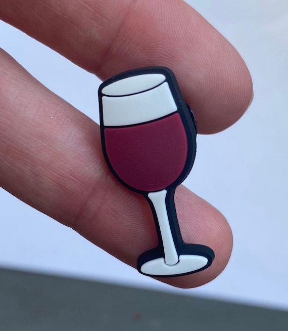 Jibbitz Wine Glass Red