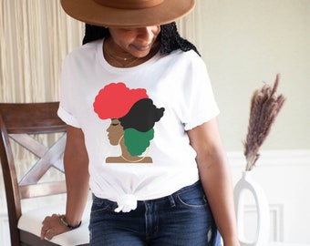 Black Woman Shirt, Black Girl Magic Shirt, Black Queen Shirt, Afro Women Shirt, Gift for Black Girl, Gift for Black Woman