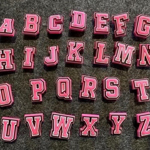 Letter or Number Jibbitz Croc Charms, Varsity Block Alphabet Shoe Charms, Initial  Charms for Crocs, A, B ,c , D -  Denmark