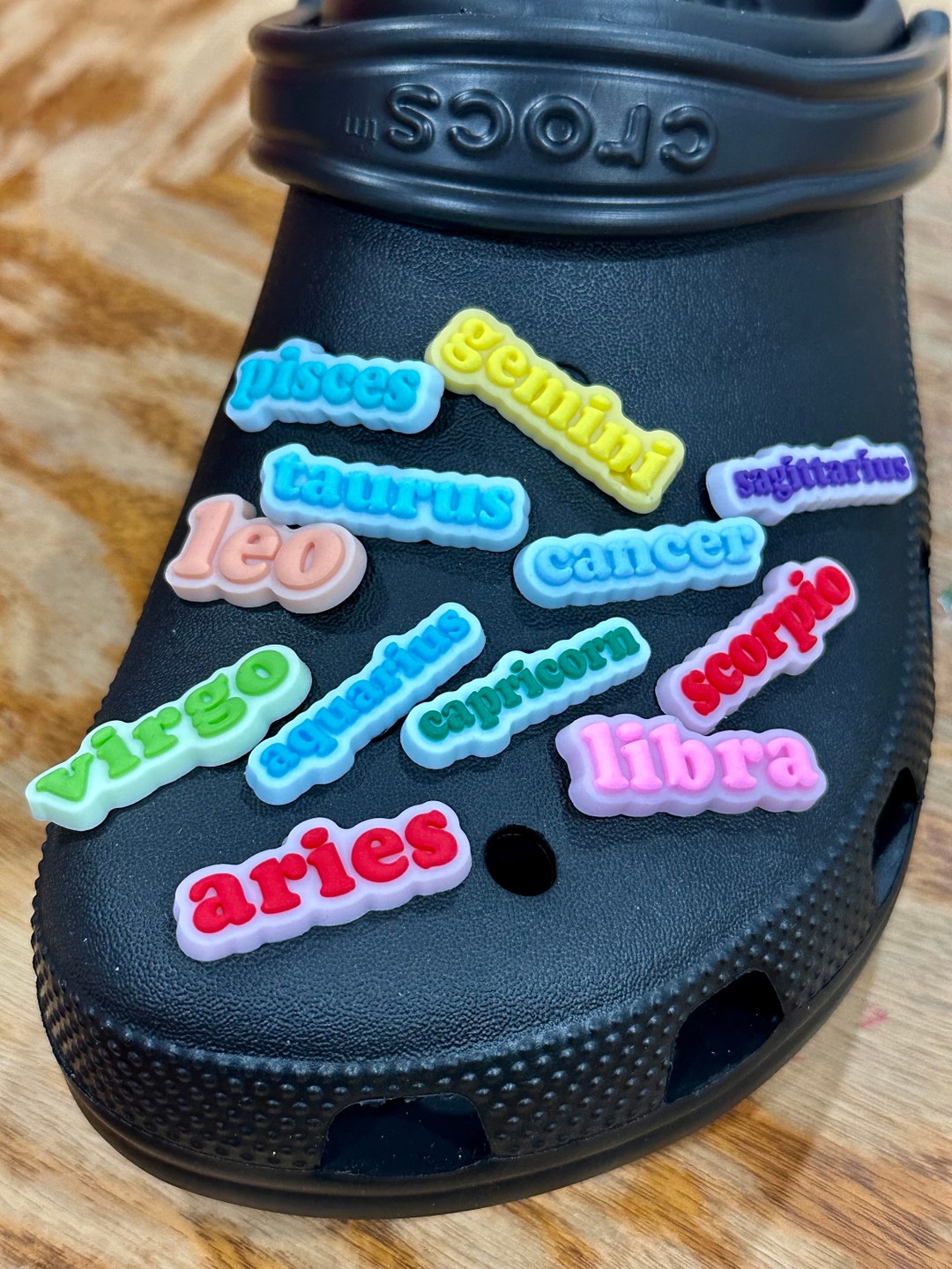 Zodiac Croc Charms, Astrology Croc Charms Etsy