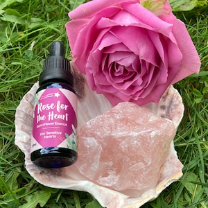 Rose for the Heart flower & crystal essence