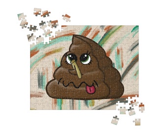 Poop Emoji Emote Jigsaw Puzzle