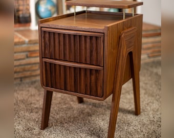 The Frisch Bedside Table - Handcrafted Midcentury Modern Inspired Bedroom Furniture