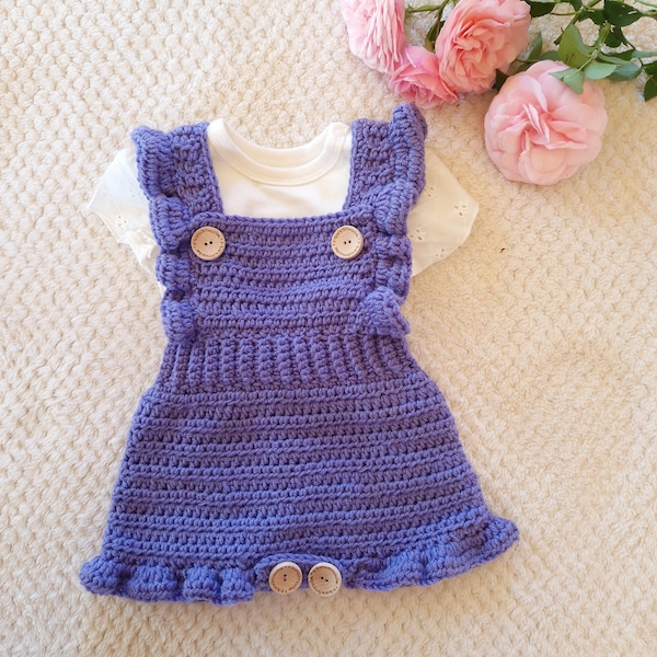 Crochet PATTERN -Baby Romper Diaper cover - Rifles - Puffy Newborn, baby and toddler Onesie- Newborn to 18 months  /Baby photo prop princess
