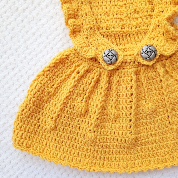Crochet Baby Dress Pattern: Puffy Ruffle Skirt (PDF Pattern)