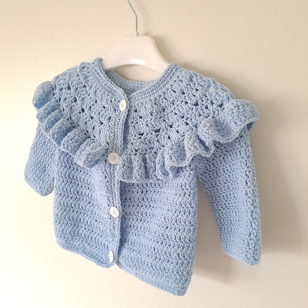 MOTIF au crochet - Pull pour bébés et enfants de 6-12 mois à 7 ans/pull pour garçon ou fille/gilet pour bébé