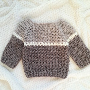 Crochet PATTERN - Baby and children Sweater Newborn to 4 years/ handmade gift for boy or girl / Baby Kids Cardigan Pullover