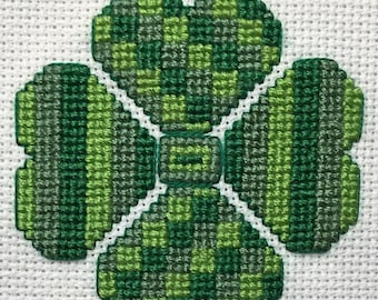 Miniature Christmas Holly Cross Stitch Gift Tag Pdf (Download Now ...