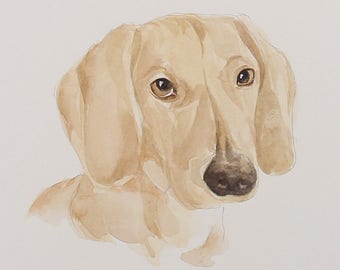 Custom pet portrait, Custom Portrait, Pet portrait, dog portrait, Custom pet painting, Animal painting, Watercolor Original Painting