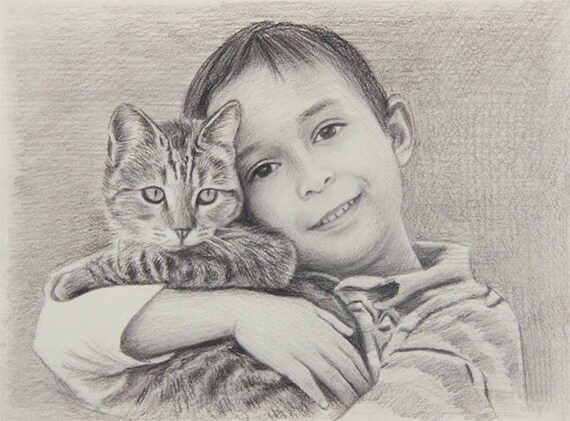 Dessin De Crayon De Portrait De Chat Dessin De Portrait De Etsy Dessin De Crayon De Portrait De Chat Dessin De Portrait De Etsy