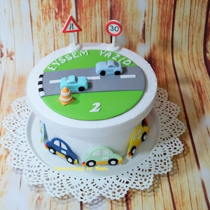 Cake decoration cake topper cake topper fondant sugar figure car set for boysFondant cake decoration