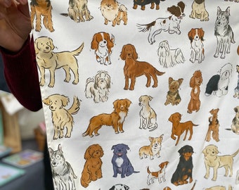 Dog Tea Towel | Dog | Kitchen Linen | Kitchenware | Dog Breeds