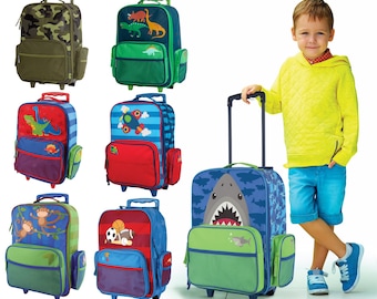 boys personalized luggage