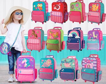 personalized little girl luggage