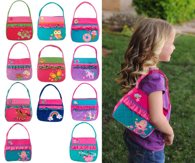 Personalized Girls Quilted Purse Toy Bag Stephen Joseph Etsy