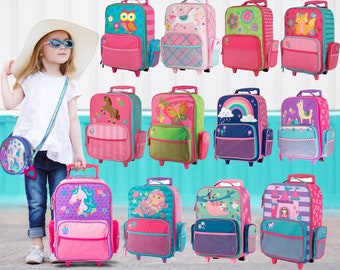 unicorn luggage for little girl