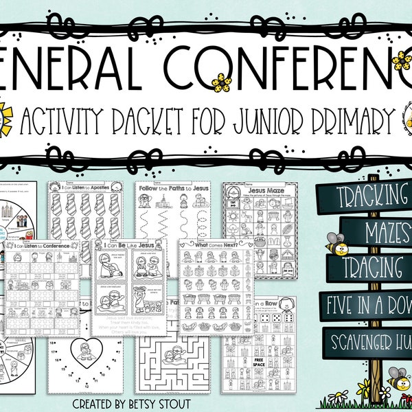 General Conference Activity Packet for Junior Primary