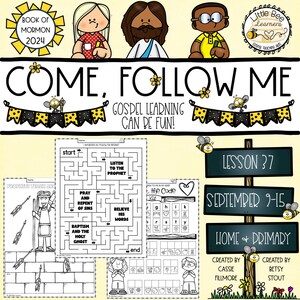 Come, Follow Me 2024 - Primary Lesson 37  - Book of Mormon
