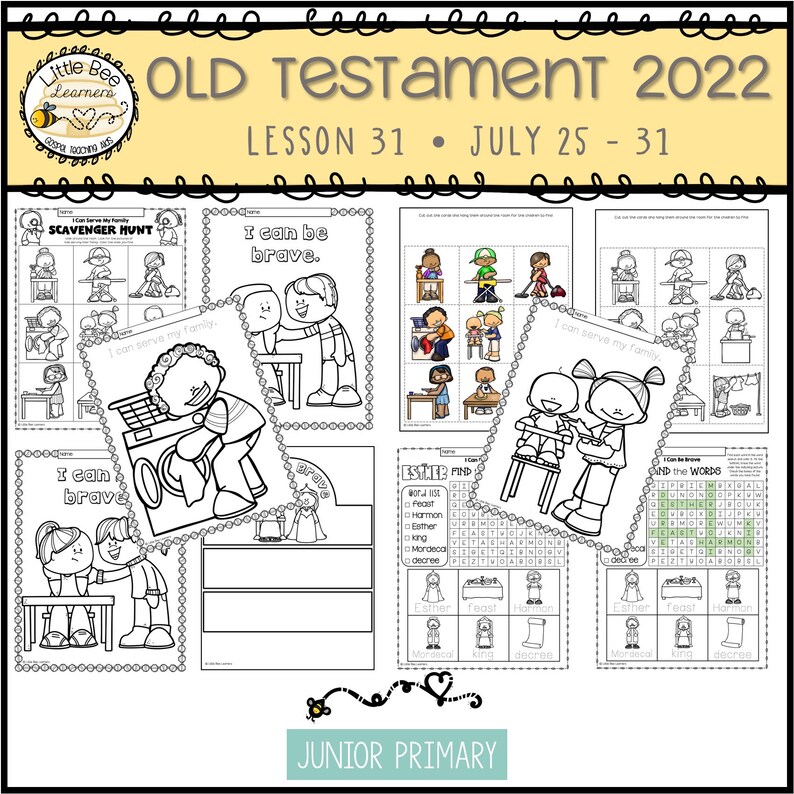 Come Follow Me 2022 Primary Lesson 31 Old Testament Etsy come-follow-me-2022-primary-lesson-31-old-testament-etsy