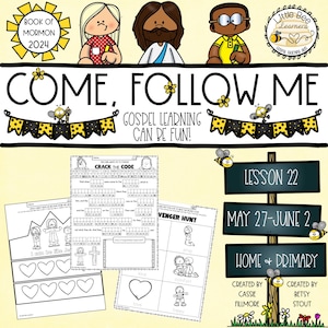 Come, Follow Me 2024 - Primary Lesson 22 - Book of Mormon