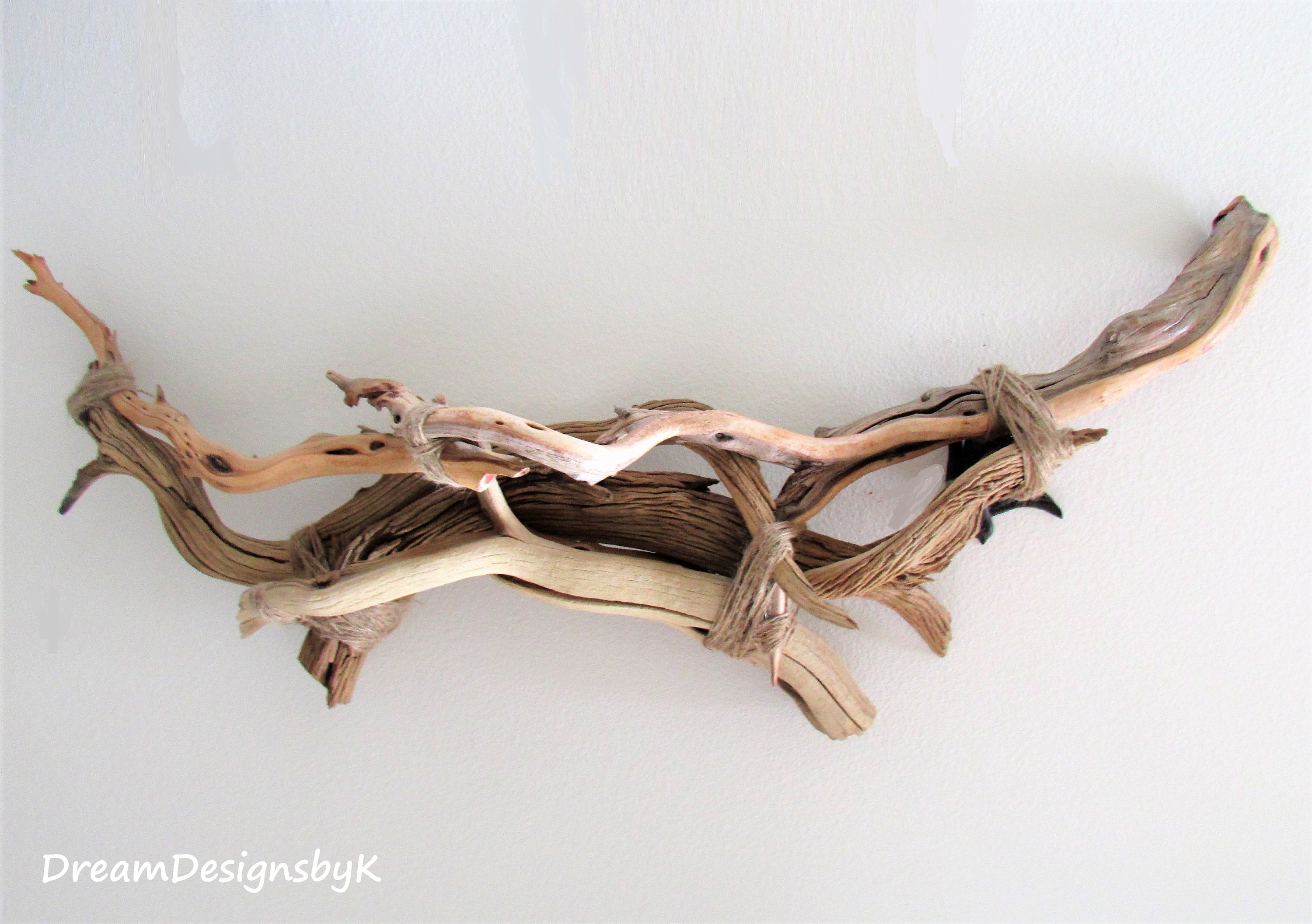 Large 44 driftwood wall art Driftwood wall sculpture Etsy