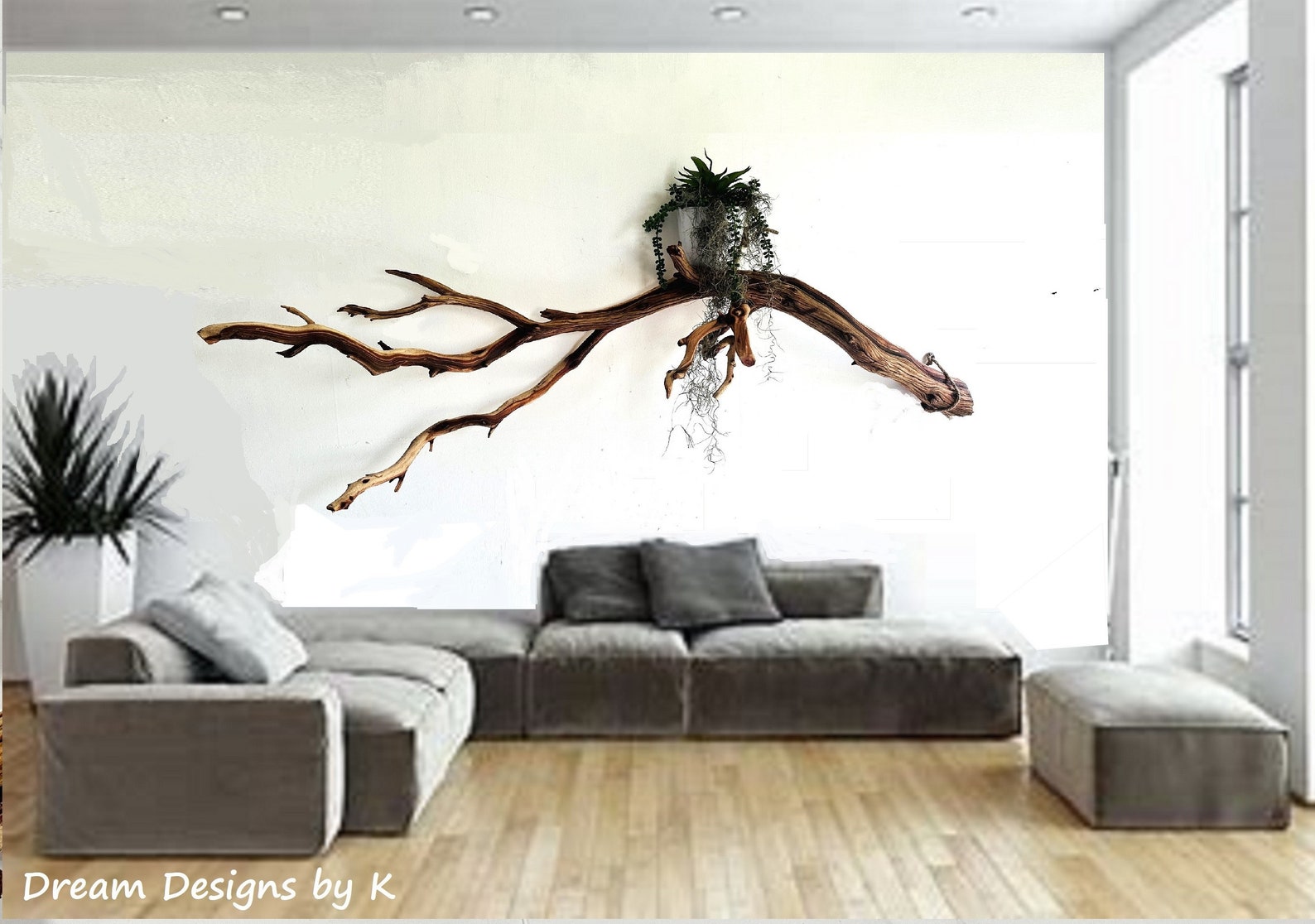 Large 66'' Driftwood Wall Hangingdriftwood Wall Etsy