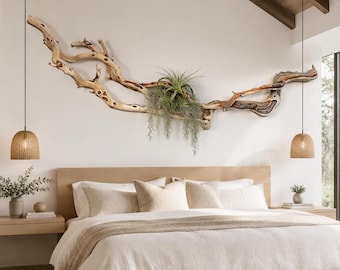 Large 61" Driftwood wall art, Naturally formed over Decades,Authentic baobab tree branch, sculpture,One of a kind, organic wall decor,branch
