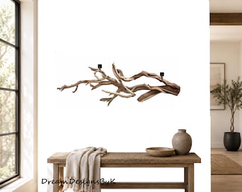 Striking! Large 32" sandblasted Baobab tree,Large driftwood wall art,Driftwood sculpture,drift wood, Large wood wall art,Drift wood wall art